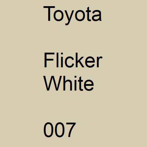 Toyota, Flicker White, 007.